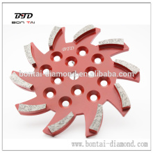 250mm Big segment concrete floor grinding disk